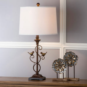 Safavieh BIRDSONG Table Lamps – Elegant Oil Rub Bronze Lighting with Sculptural Design for Any Decor Style LIT4325A-SET2