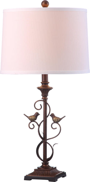 Safavieh BIRDSONG Table Lamps – Elegant Oil Rub Bronze Lighting with Sculptural Design for Any Decor Style LIT4325A-SET2
