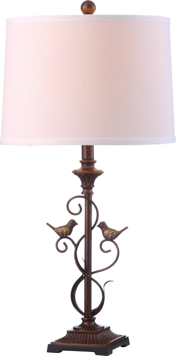 Safavieh BIRDSONG Table Lamps – Elegant Oil Rub Bronze Lighting with Sculptural Design for Any Decor Style LIT4325A-SET2