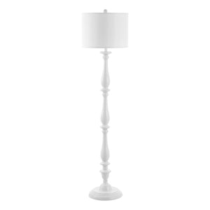 Safavieh BESSIE Candlestick Floor Lamp - Elegant White Ambient Lighting for Living Rooms, Bedrooms & Offices LIT4327A