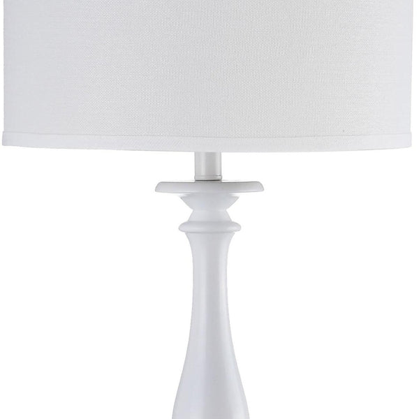 Safavieh BESSIE Candlestick Floor Lamp - Elegant White Ambient Lighting for Living Rooms, Bedrooms & Offices LIT4327A
