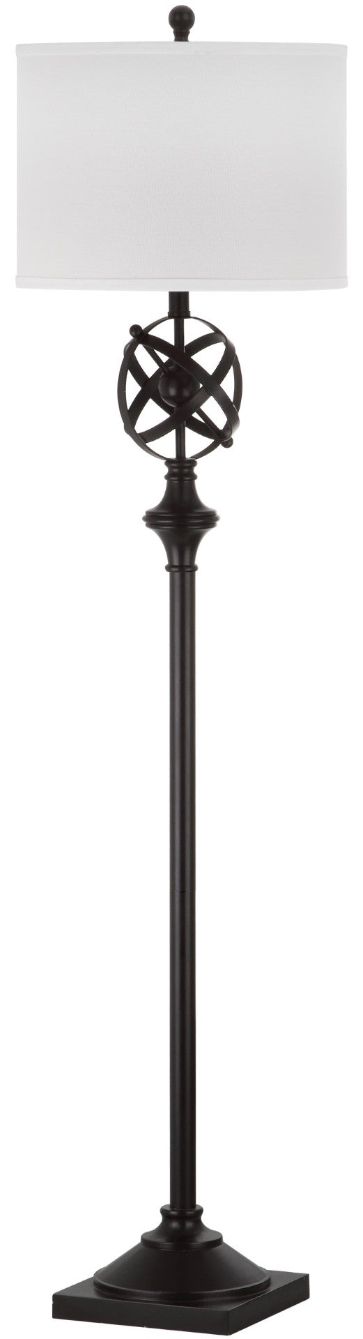 Safavieh FRANKLIN Armillary 60-Inch Floor Lamp in Oil Rubbed Bronze – Sculptural, Ambient Lighting Accent LIT4328A