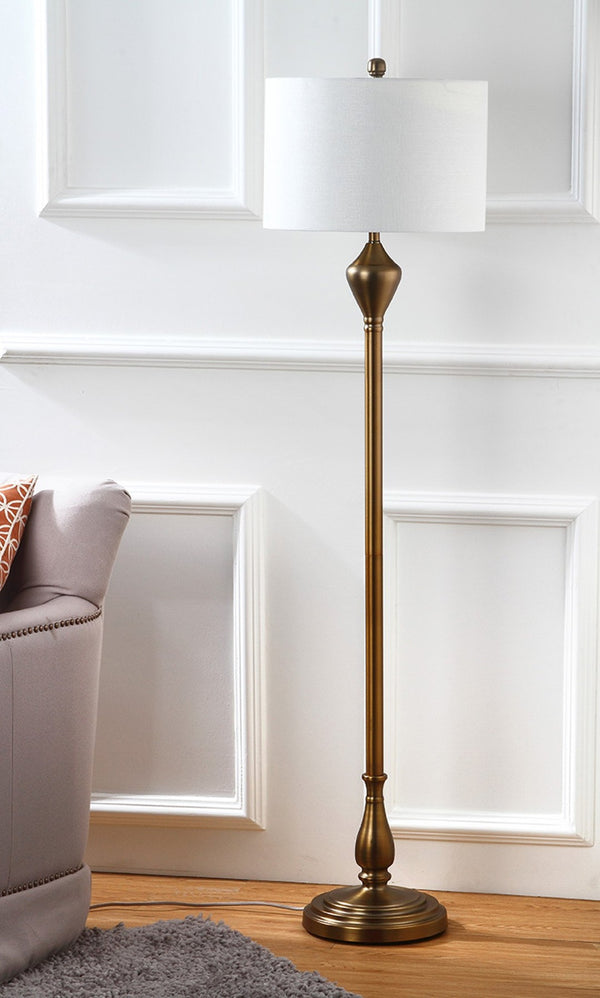 Safavieh XENIA Floor Lamp - Contemporary Warm Brown Metal Design for Stylish Ambient Lighting in Any Room LIT4333A
