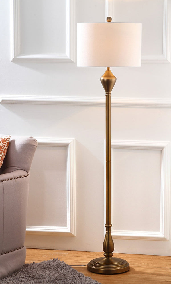 Safavieh XENIA Floor Lamp - Contemporary Warm Brown Metal Design for Stylish Ambient Lighting in Any Room LIT4333A