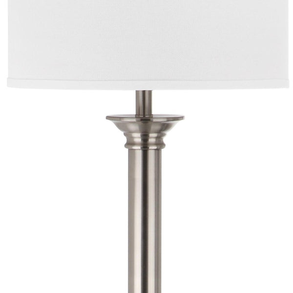 Safavieh LIVIA Floor Lamp - Chic Pewter Minimalist Design for Modern Spaces, Perfect Ambient Lighting & Style LIT4335A