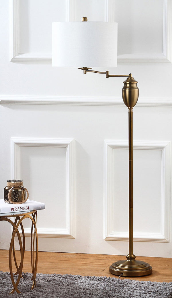 Safavieh ANTONIA Floor Lamp - Radiant Copper Sculptural Lighting for Modern & Classic Home Décor Spaces LIT4336A
