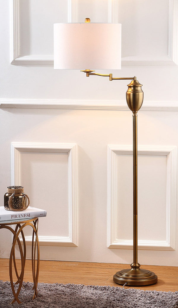 Safavieh ANTONIA Floor Lamp - Radiant Copper Sculptural Lighting for Modern & Classic Home Décor Spaces LIT4336A