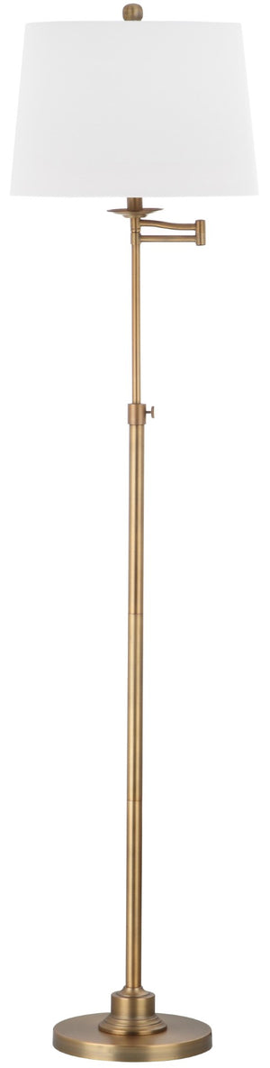 Safavieh NADIA, Adjustable Copper Metal Floor Lamp for Modern Living Spaces, Warm Ambient Lighting & Style LIT4337A