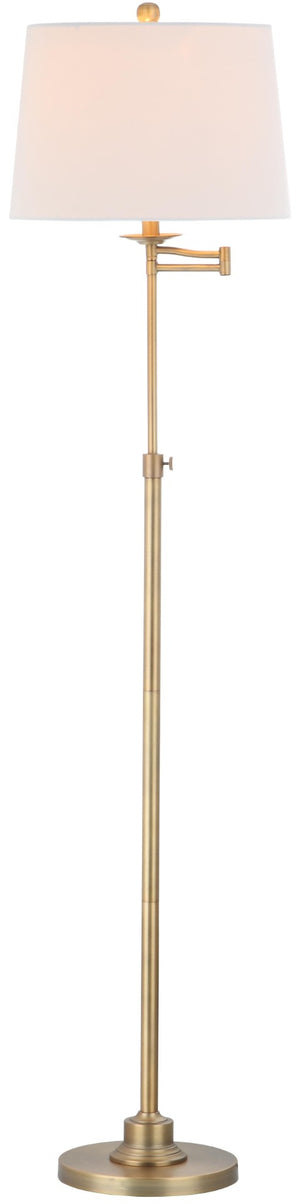 Safavieh NADIA, Adjustable Copper Metal Floor Lamp for Modern Living Spaces, Warm Ambient Lighting & Style LIT4337A
