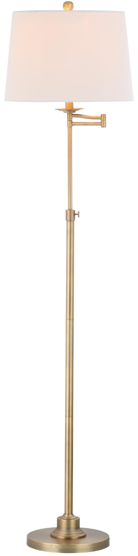 Safavieh NADIA, Adjustable Copper Metal Floor Lamp for Modern Living Spaces, Warm Ambient Lighting & Style LIT4337A