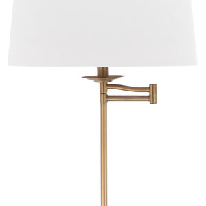 Safavieh NADIA, Adjustable Copper Metal Floor Lamp for Modern Living Spaces, Warm Ambient Lighting & Style LIT4337A