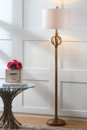 Safavieh GARDEN Sphere Floor Lamp - Elegant Gold Iron Light for Modern Spaces, Timeless Ambient Glow & Style LIT4343A