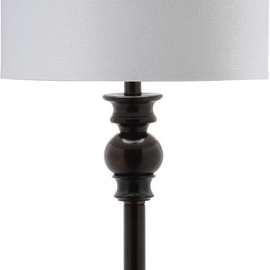 Safavieh ALPHIE Floor Lamp - Sleek Ebony Metal Design for Modern Elegance & Versatile Ambient Lighting Solutions LIT4344A