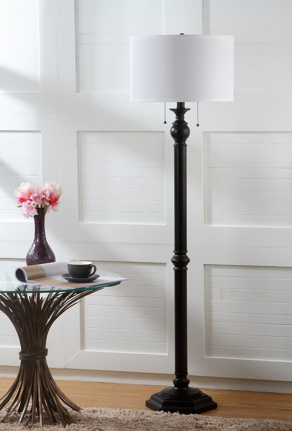 Safavieh JESSIE Floor Lamp - Elegant Oil Rub Bronze Metal Light for Modern & Classic Home Décor, 58.75" Tall LIT4345A