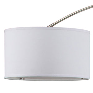 Safavieh MIRA, 84-Inch Nickel Iron Arc Floor Lamp - Modern Ambiance for Living Spaces & Reading Nooks LIT4352A