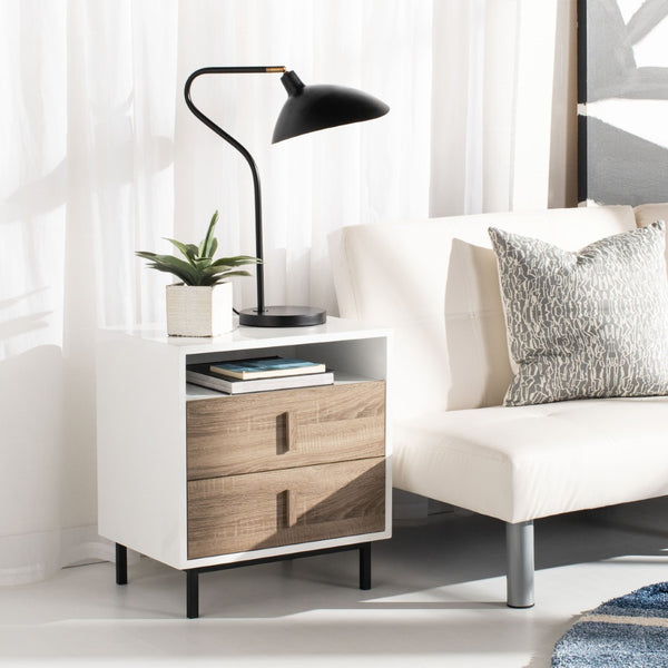 Safavieh GISELLE Table Lamp - Elegant Adjustable Design for Modern Interiors with Warm Ambient Illumination Black / Gold LIT4360B