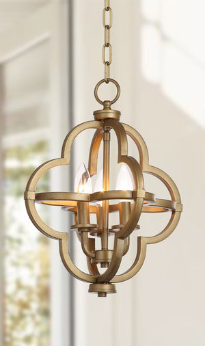 Safavieh MILA Orb Pendant Light in Polished Brass - Modern Minimalist Design, Adjustable Height & Elegant Glow LIT4372A