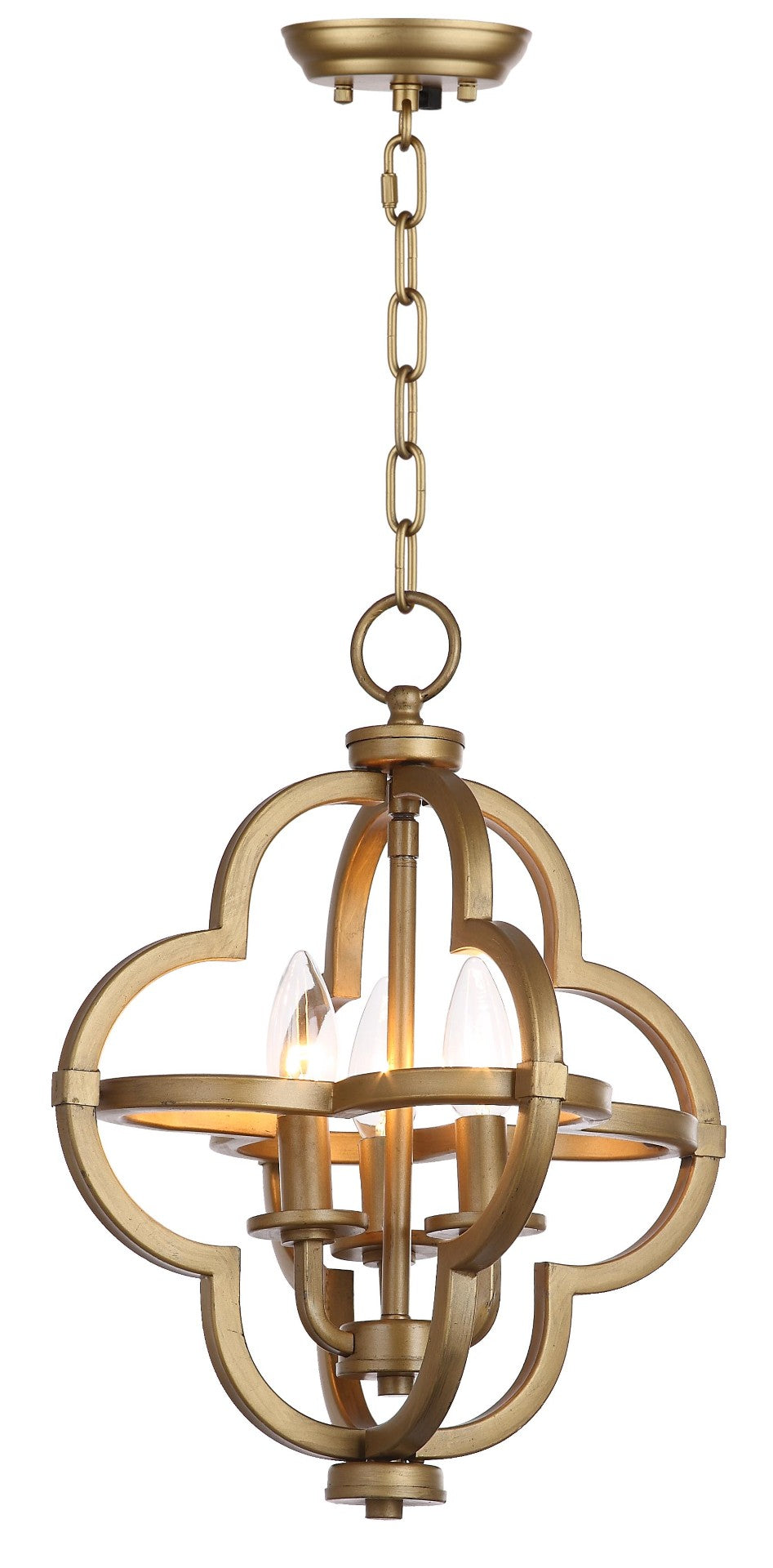 Safavieh MILA Orb Pendant Light in Polished Brass - Modern Minimalist Design, Adjustable Height & Elegant Glow LIT4372A