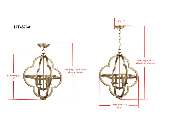 Safavieh MILLARD Orb Pendant Light in Brass – Modern Adjustable Fixture for Stylish Dining & Living Spaces LIT4373A