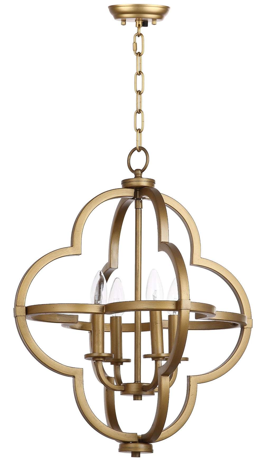 Safavieh MILLARD Orb Pendant Light in Brass – Modern Adjustable Fixture for Stylish Dining & Living Spaces LIT4373A