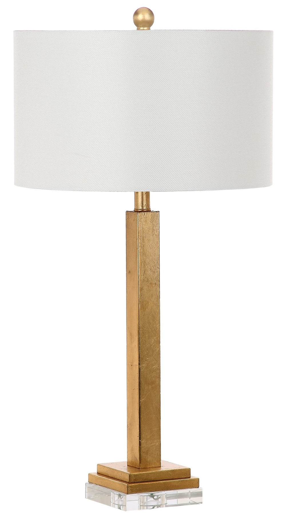 Safavieh PERRI Table Lamp - Elegant Gold Finish with Off-White Shade, Perfect for Any Home Decor Style LIT4378A-SET2