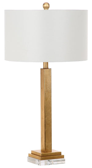 Safavieh PERRI Table Lamp - Elegant Gold Finish with Off-White Shade, Perfect for Any Home Decor Style LIT4378A-SET2