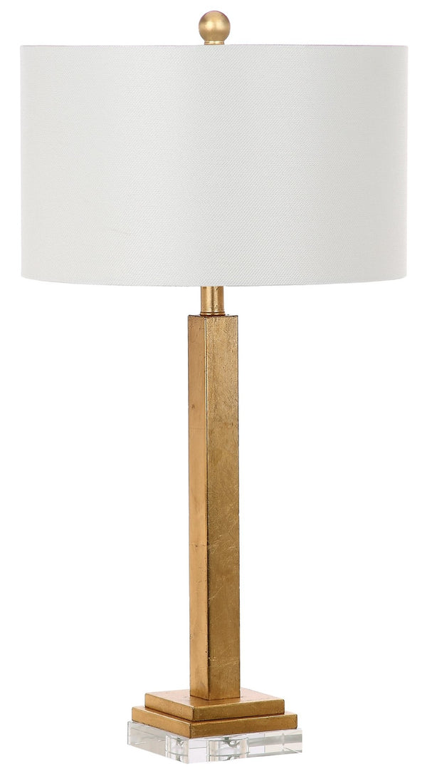 Safavieh PERRI Table Lamp - Elegant Gold Finish with Off-White Shade, Perfect for Any Home Decor Style LIT4378A-SET2