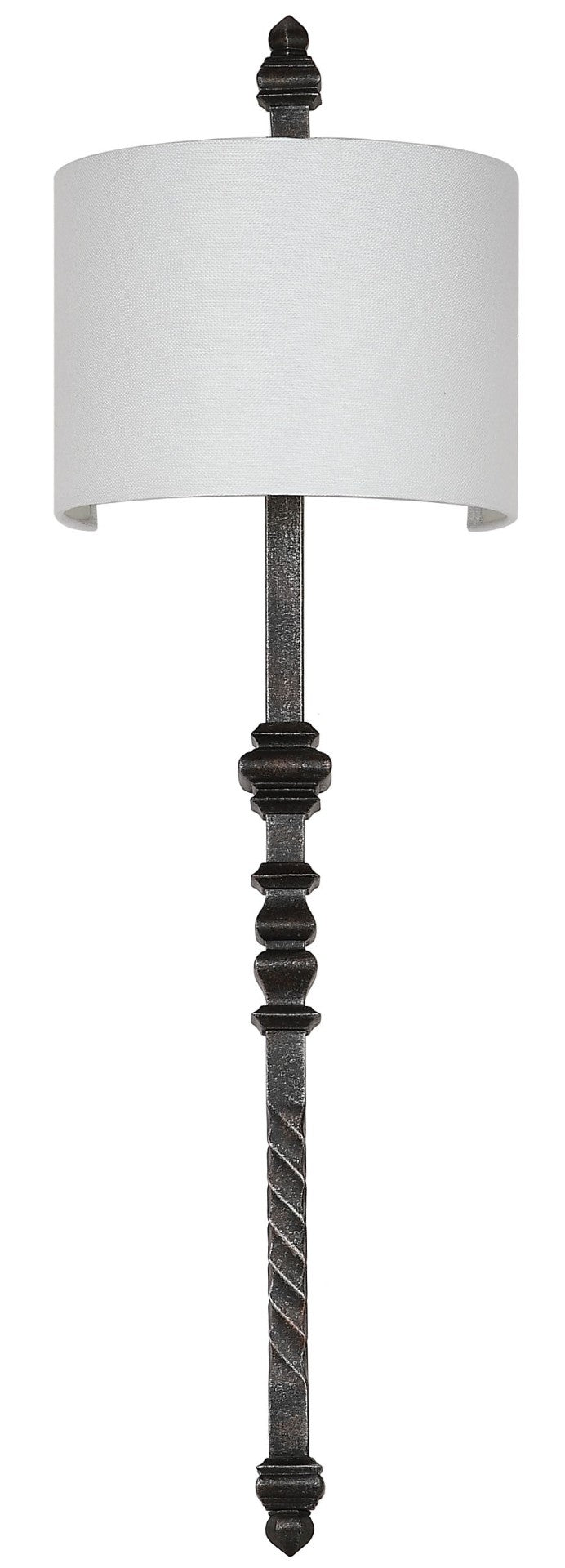 Safavieh COVINGTON, 9-Inch Matte Black Iron Wall Sconce - Elegant Architectural Lighting for Any Space LIT4384A