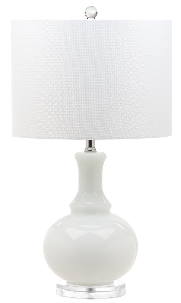 Safavieh FRANNY Table Lamp - Elegant Off-White Glass Accent for Stylish Lighting in Any Room Decor LIT4394A-SET2