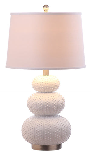 Safavieh RITA, Elegant 28.5-Inch Off White Polyresin Table Lamp Set of 2 for Home Décor & Ambient Lighting LIT4399A-SET2