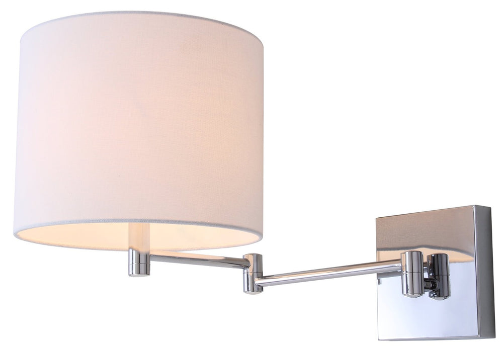 Safavieh LILLIAN Wall Sconce - Sculptural Iron Lighting for Elegant Ambiance in Any Room or Space Chrome LIT4408A-SET2