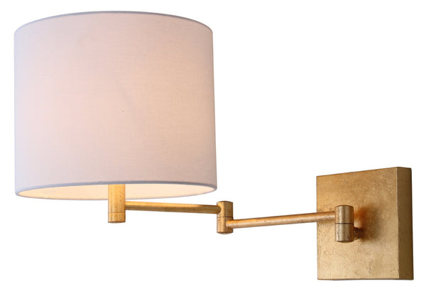 Safavieh LILLIAN Wall Sconce - Sculptural Iron Lighting for Elegant Ambiance in Any Room or Space Gold Leaf LIT4408C-SET2