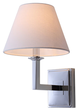 Safavieh PAULINE Wall Sconce - Modern Minimalist Lighting Fixture for Stylish Ambiance in Any Space Chrome LIT4409A-SET2