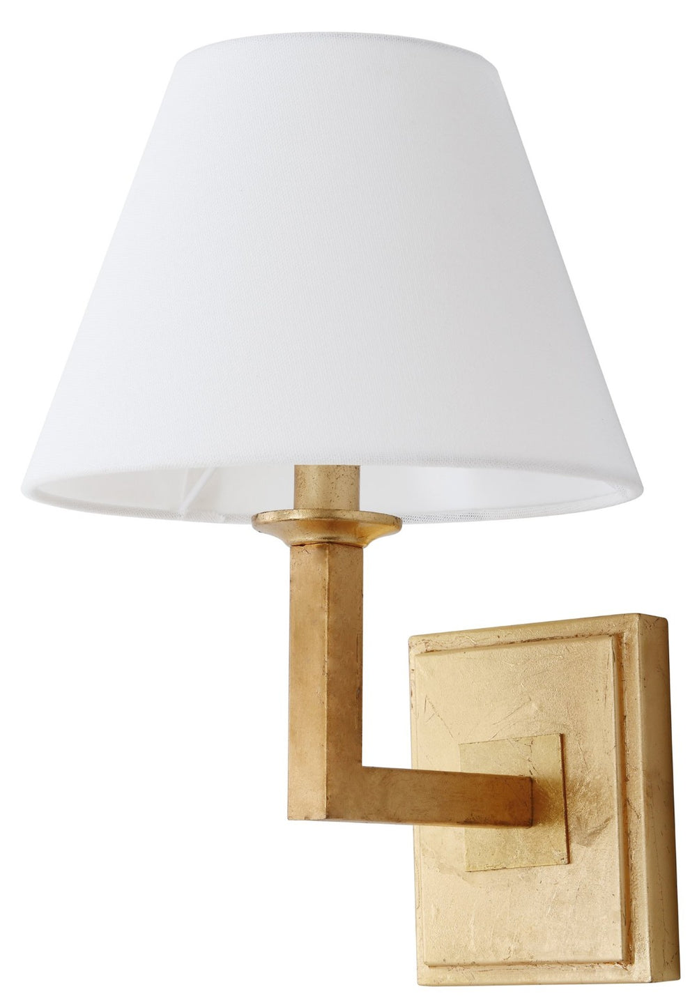Safavieh PAULINE Wall Sconce - Modern Minimalist Lighting Fixture for Stylish Ambiance in Any Space Gold Leaf LIT4409C-SET2