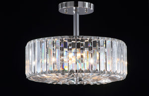 Safavieh ARIEL Chandelier - Elegant Clear Beads & Polished Chrome Finish for Modern Home Décor Solutions LIT4446A