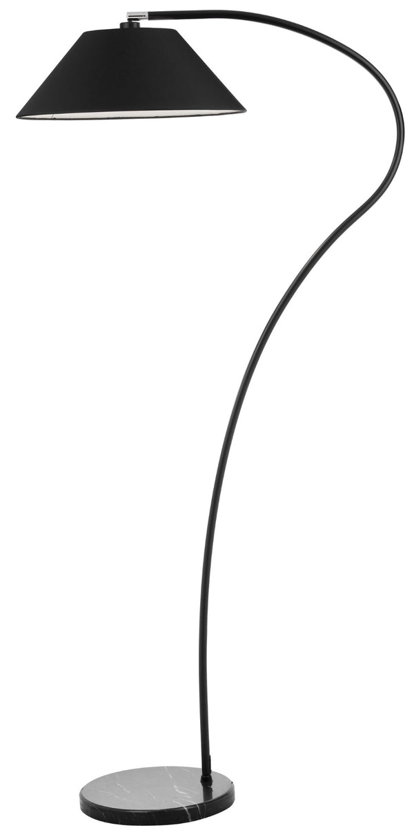 Safavieh LUMI Arc Floor Lamp in Black - Modern Sculptural Design for Elegant Lighting in Any Space LIT4467A