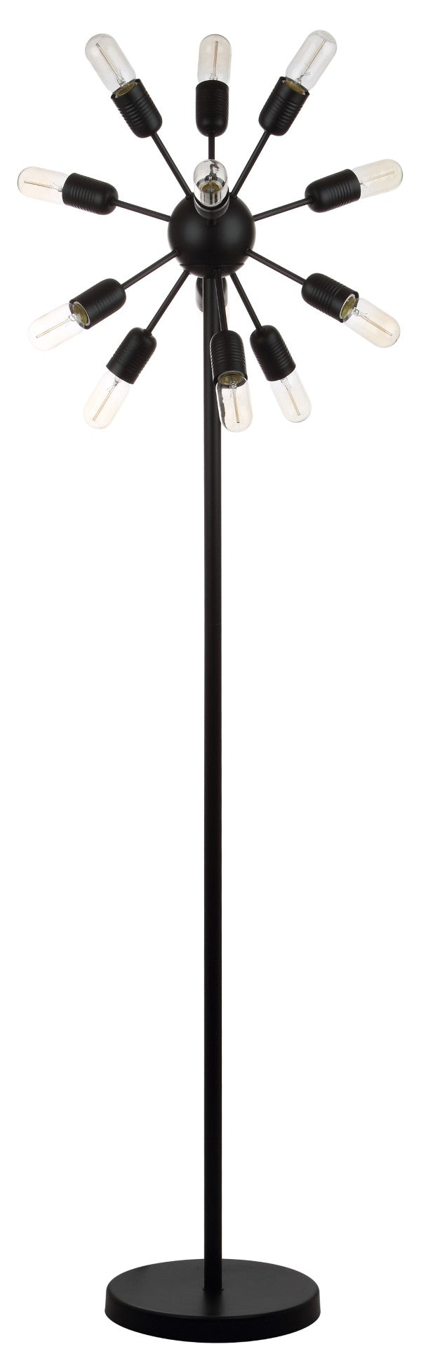 Safavieh URBAN Retro Floor Lamp – Stylish Matte Black Lighting for Modern & Industrial Decor Spaces LIT4474A