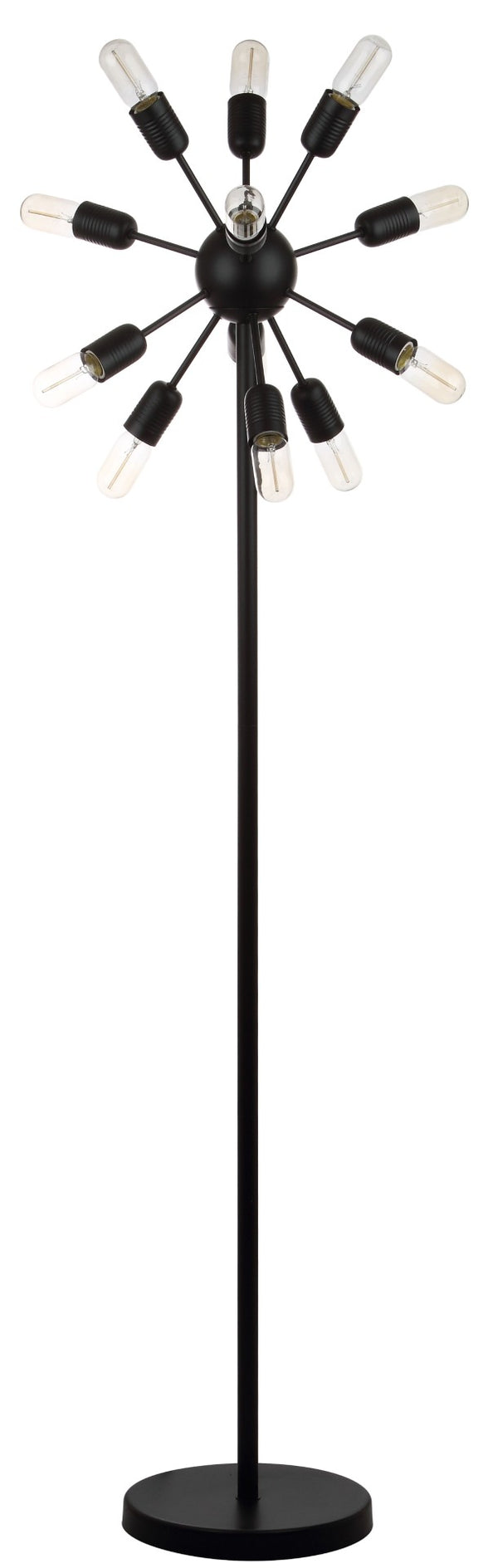 Safavieh URBAN Retro Floor Lamp – Stylish Matte Black Lighting for Modern & Industrial Decor Spaces LIT4474A