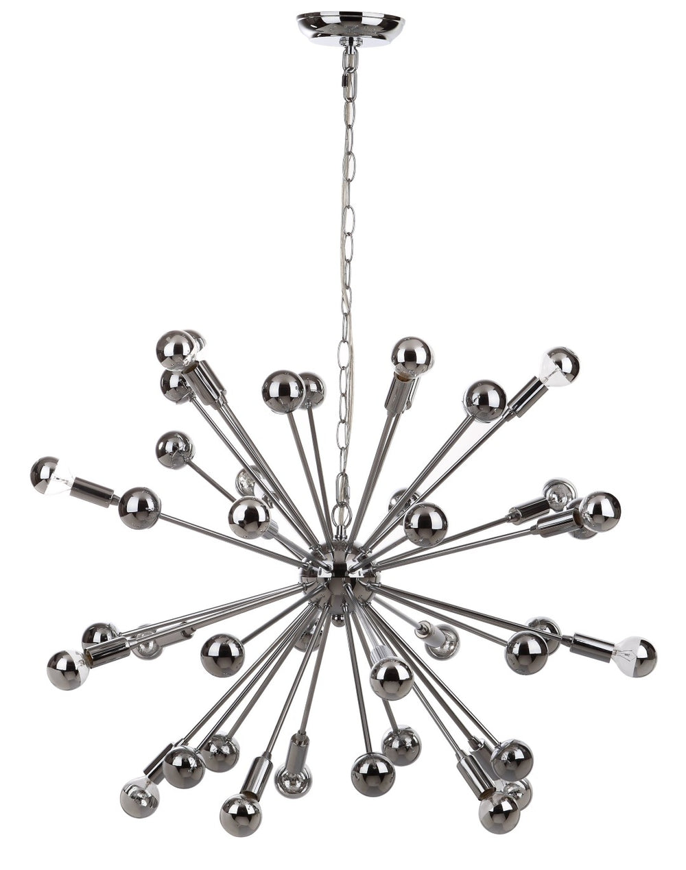 Safavieh STARBURST Sputnik Pendant Lamp - Polished Chrome, Adjustable Hanging Height, Modern Design for Home Decor LIT4495A