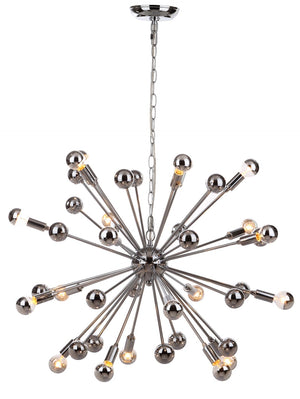 Safavieh STARBURST Sputnik Pendant Lamp - Polished Chrome, Adjustable Hanging Height, Modern Design for Home Decor LIT4495A