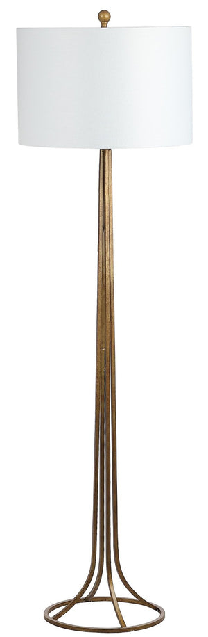 Safavieh DRAVEN, 60-Inch Antique Bronze Iron & Crystal Floor Lamp for Elegant Living Room & Foyer Lighting LIT4514A