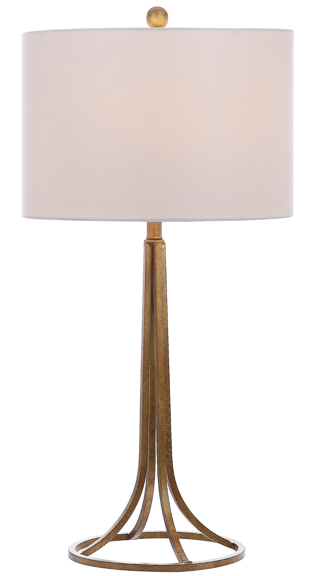 Safavieh MCKENNA, Elegant 30-Inch Bronze Iron Table Lamp Set of 2 with Ceramic-Marble Finish for Any Room LIT4527A-SET2
