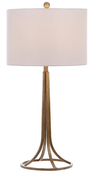 Safavieh MCKENNA, Elegant 30-Inch Bronze Iron Table Lamp Set of 2 with Ceramic-Marble Finish for Any Room LIT4527A-SET2