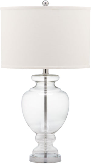 Safavieh Morocco Clear 27 Inch H Glass Table Lamp Clear LITS4052B