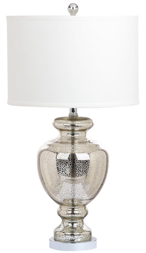 Safavieh MOROCCO, 27 Inch Mercury Glass Table Lamp – Elegant Ambient Lighting for Stylish Home Décor Spaces LITS4052E