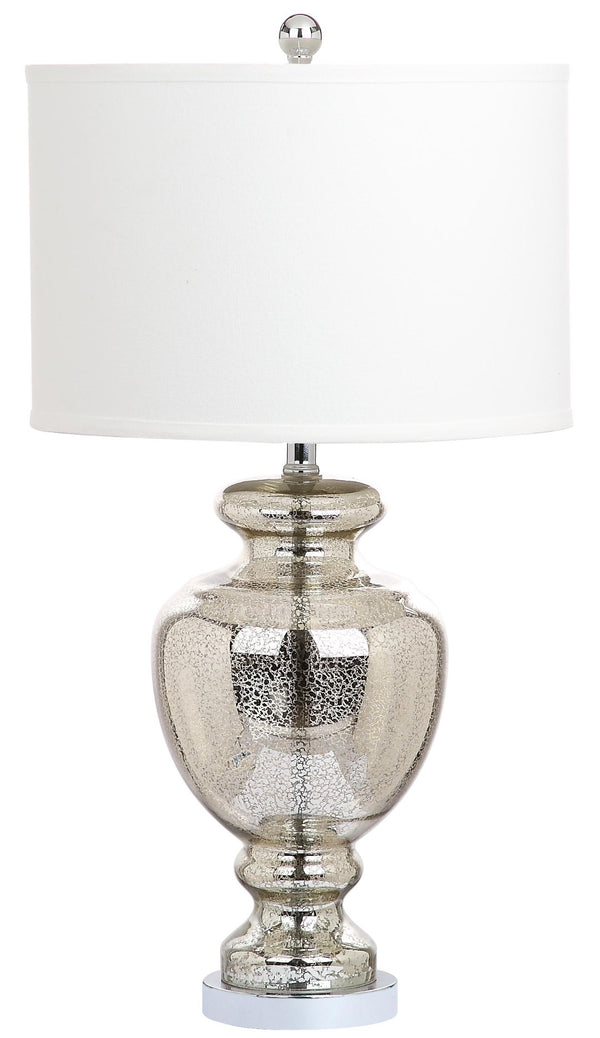 Safavieh MOROCCO, 27 Inch Mercury Glass Table Lamp – Elegant Ambient Lighting for Stylish Home Décor Spaces LITS4052E