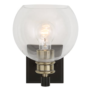 Uttermost Kent Edison 1 Light Sconce 22552 GLASS, STEEL