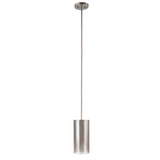 Uttermost Manheim 1 Light Nickel Cylinder Pendant 21568 IRON