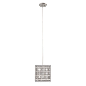 Uttermost Pendleton 1 Light Nickel Pendant 21569 IRON