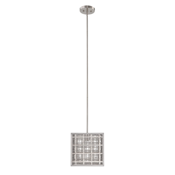 Uttermost Pendleton 1 Light Nickel Pendant 21569 IRON